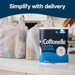 Cottonelle Ultra Clean Toilet Paper, 24 Mega Rolls