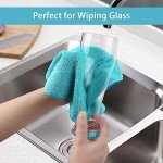 HOMEXCEL Microfiber Cleaning Cloths 12-Pack Assorted