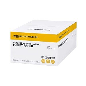 AmazonCommercial 2-Ply Quick Dispensing Toilet Paper Roll