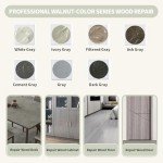 Wood Floor Furniture Scratch Repair Kit - 13 Pieces