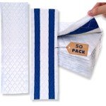 Microfiber Disposable Mop Pads for 16-18'' Mops