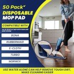 Microfiber Disposable Mop Pads for 16-18'' Mops