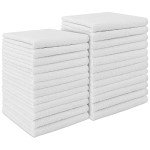 AIDEA Lint-Free Microfiber Cleaning Cloths - 24PK