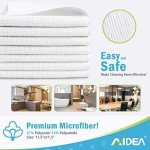 AIDEA Lint-Free Microfiber Cleaning Cloths - 24PK