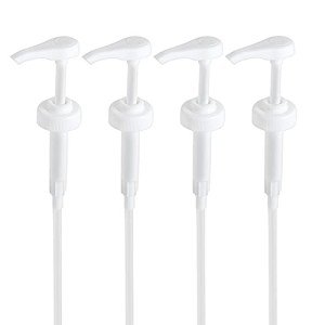 4-Pack Leak Proof Gallon Pump Dispenser Set