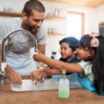 16 Oz Refillable Glass Soap Dispenser with Pump