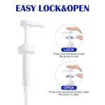 4-Pack Leak Proof Gallon Pump Dispenser Set