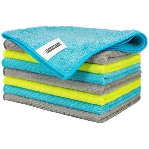 Microfiber Cleaning Cloths - Pack of 8, 12x16