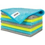 Microfiber Cleaning Cloths - Pack of 8, 12x16
