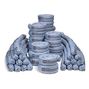 Blue Absorbent Sock for Spill Prevention 40 Socks