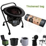 Portable Compostable Toilet Bags, 30 Count