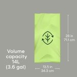 Compost Genie 3.6 Gallon Compostable Bags, 40 Count