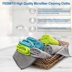 Microfiber Cleaning Cloths - Pack of 8, 12x16