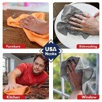 USANOOKS Microfiber Cleaning Cloths - Pack of 8