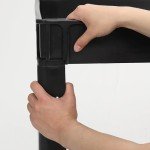 2-Shelf Service Cart with Handle - 500 lbs Capacity