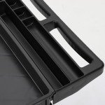 2-Shelf Service Cart with Handle - 500 lbs Capacity