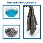 Microfiber Cleaning Cloths - Pack of 8, 12x16
