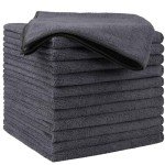 Microfiber Cleaning Cloths 12-Pack - Ultra Absorbent