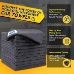 Microfiber Cleaning Cloths 12-Pack - Ultra Absorbent