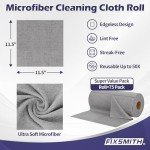 Fixsmith Microfiber Cleaning Cloth Roll - 75 Pack