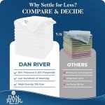 DAN RIVER Lint-Free Microfiber Cleaning Cloths (12 PK)