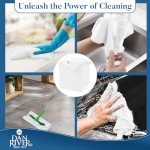 DAN RIVER Lint-Free Microfiber Cleaning Cloths (12 PK)