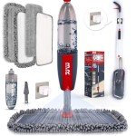 Microfiber Spray Mop with 4 Replacement Heads