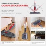Microfiber Spray Mop with 4 Replacement Heads