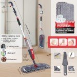 Microfiber Spray Mop with 4 Replacement Heads