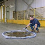 Blue Absorbent Sock for Spill Prevention 40 Socks