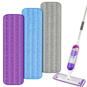 3 Pack Reusable Microfiber Mop Pads for Swiffer