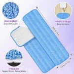 3 Pack Reusable Microfiber Mop Pads for Swiffer