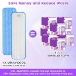 3 Pack Reusable Microfiber Mop Pads for Swiffer