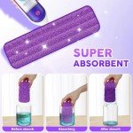 3 Pack Reusable Microfiber Mop Pads for Swiffer