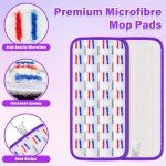 7 Pack Reusable Mop Pads for Swiffer WetJet