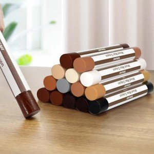 Wood Filler Sticks - 12 Color Repair Crayons