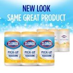 Clorox Lemon Verbena Power Pick-Up Cleaning Wipes 3-Pack