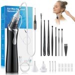 Ear Vacuum Wax Remover with 8 Picks