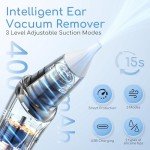 Ear Vacuum Wax Remover with 8 Picks