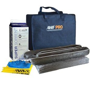 AWF PRO Economy Portable Spill Kit - 25 Pieces