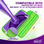 Microfiber Mop Pads for Swiffer Wet Jet - 4 Pack