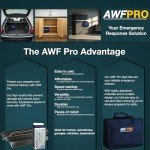 AWF PRO Economy Portable Spill Kit - 25 Pieces