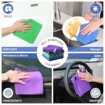 12 Pack 16"x16" Microfiber Cleaning Cloths