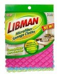 Libman Microfiber Sponge Cloth with Dual Layers