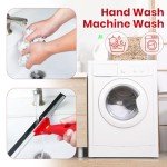 Window Cleaning Kit with Squeegee & Microfiber Scrubber