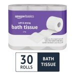 Amazon Basics Soft 2-Ply Toilet Paper, 30 Rolls