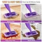 Reusable Microfiber Mop Pads for Swiffer WetJet (6 Pack)