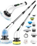 Cordless Electric Spin Scrubber with 9 Brush Heads