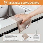 MR.SIGA Streak-Free Microfiber Cleaning Cloths - 12 Pack