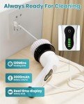 Cordless Electric Spin Scrubber with 9 Brush Heads
